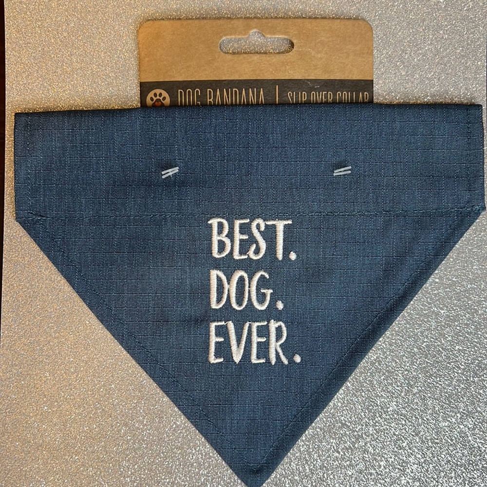 🎉3X HP🎉🎉💜💜Open Roads Brand Best Dog Ever Bandanna💥🌟🎉